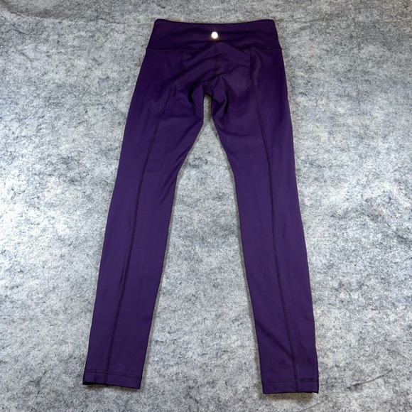 Lululemon Practice Daily Pant Women's 6 Deep Zinfandel Purple Full-On Luon - Picture 4 of 11